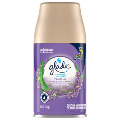 Glade Tranquil Lavender And Aloe Automatic Spray Air Freshener Refill - 6.2 Oz - Image 1