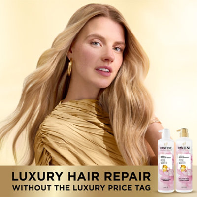 Pantene Nutrient Blends Moisture With Rose Water Sulfate Free Shampoo - 14.8 Oz - Image 5