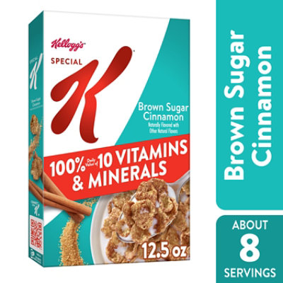 Kellogg's Special K Brown Sugar Cinnamon Breakfast Cereal - 12.5 Oz -  Albertsons
