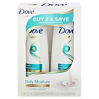 Dove Shampoo/conditioner Daily Moisture Combo 2 12 Oz. - 2 - 12OZ - Image 3