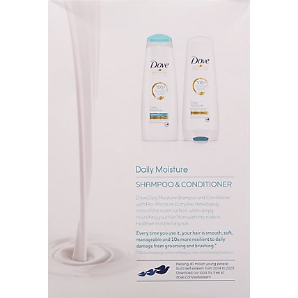 Dove Shampoo/conditioner Daily Moisture Combo 2 12 Oz. - 2 - 12OZ - Image 5