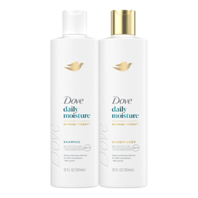 Dove Shampoo/conditioner Daily Moisture Combo 2 12 Oz. - 2 - 12OZ - Image 1