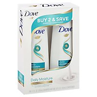 Dove Shampoo/conditioner Daily Moisture Combo 2 12 Oz. - 2 - 12OZ - Image 1