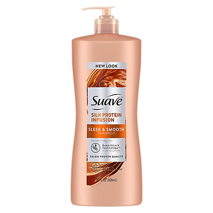 Suave Shampoo Silk Protein Infusion - 28OZ - Image 1