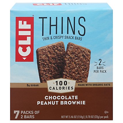 Clif Thins Choc Peanut Brownie - 7-.78 OZ - Image 3