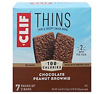 Clif Thins Choc Peanut Brownie - 7-.78 OZ