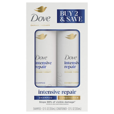 Dove Shampoo/conditioner Intensive Repair  Combo 2 12 Oz. - 2 - 12OZ - Image 3