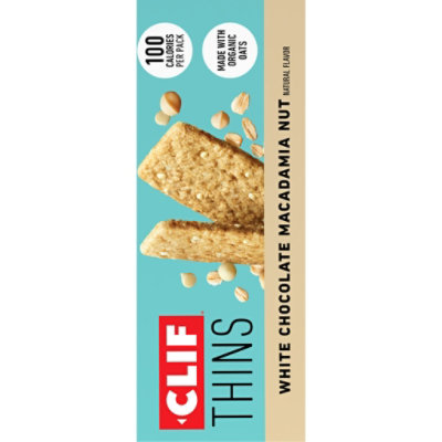 CLIF THINS White Chocolate Macadamia Nut Bars - 7-.78 Oz - Image 2