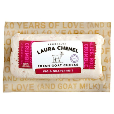 Laura Chenels Goat Cheese Fig Grapefrut - 4 OZ - Image 1