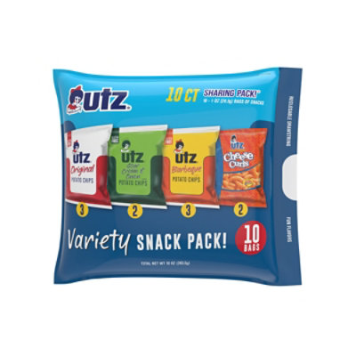 Utz Variety Pack 10 Pack - 10 OZ
