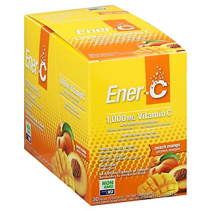 Ener C Vitamin C Peach Mango Packet - 30 PC - Image 1