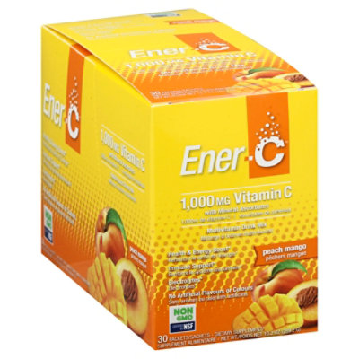 Ener C Vitamin C Peach Mango Packet - 30 PC - Image 1