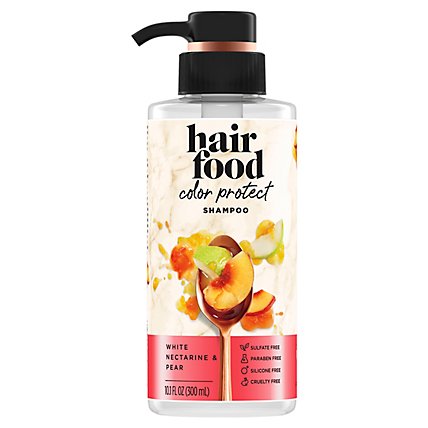 Hair Food White Nectarine And Pear Color Protect Sh 10.1 Oz - 10.1OZ - Image 1