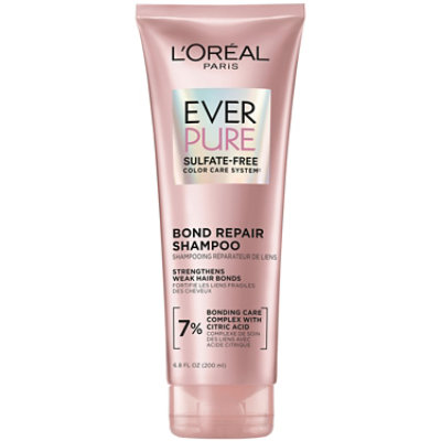 L'Oreal Paris Sulfate Free Bond Repair Shampoo with Citric Acid EverPure - 6.8 Fl. Oz. - Image 1