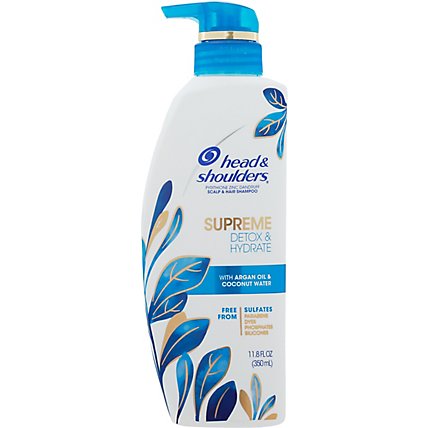 Head & Shoulders Supreme Shampoo Detox Cosmetic - 11.8 FZ - Image 2
