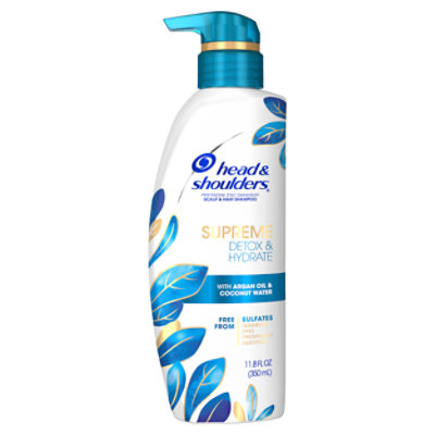 Head & Shoulders Supreme Shampoo Detox Cosmetic - 11.8 FZ - Image 1