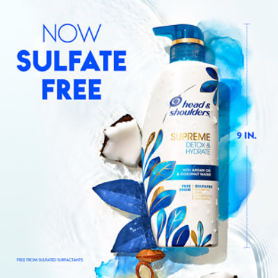 Head & Shoulders Supreme Shampoo Detox Cosmetic - 11.8 FZ - Image 2