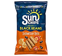 Sunchips Flavored Whole Grain And Black Beans Snacks Southwestern Queso - 7 OZ
