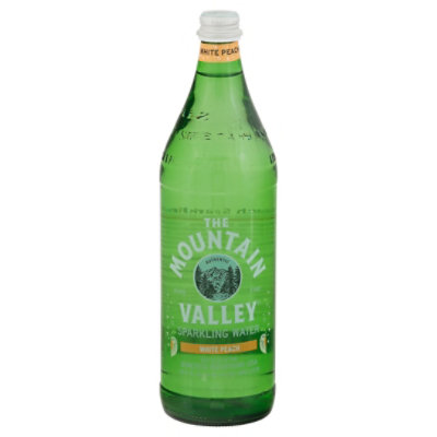 Mountain Valley Sparkling Water White Peach - 33.8 FZ - Image 3