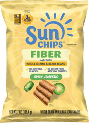 Sunchips Whole Grain Spicy Jalapeno Snacks - 7 Oz