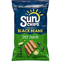 Sunchips Whole Grain Snacks Black Bean Spicy Jalapeno - 7 OZ - Image 2
