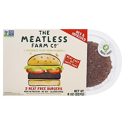 Meatless Farm Burgers Meat Free - 8 OZ - Image 3