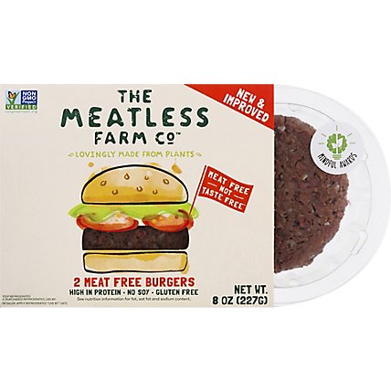 Meatless Farm Burgers Meat Free - 8 OZ - Image 2