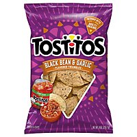 Tostitos Tortilla Chips Black Bean And Garlic - 9 OZ - Image 1