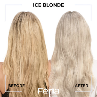 L'Oreal Paris Feria Toner Long Lasting Anti-Brass Vegan Formula Ice Blonde Kit - Each - Image 4