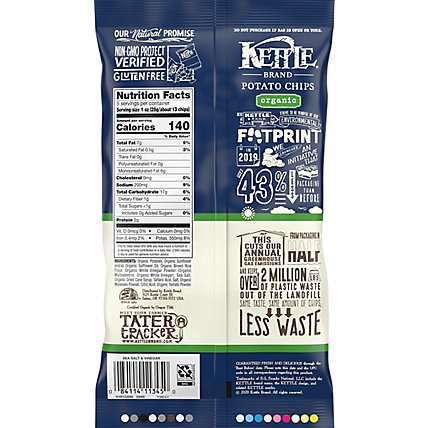 Kettle Foods Potato Chip Seasalt Vinegar Organic - 5 OZ - Image 7