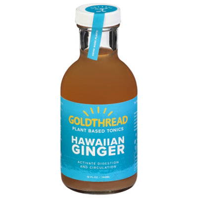 Goldthread Hawaiian Ginger Plant Based Tonics - 12 Fl. Oz. - Image 3