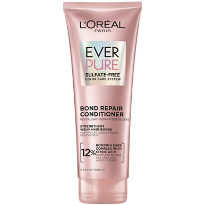 L'Oreal Paris Sulfate Free Bond Repair Conditioner with Citric Acid EverPure - 6.8 Fl. Oz. - Image 1