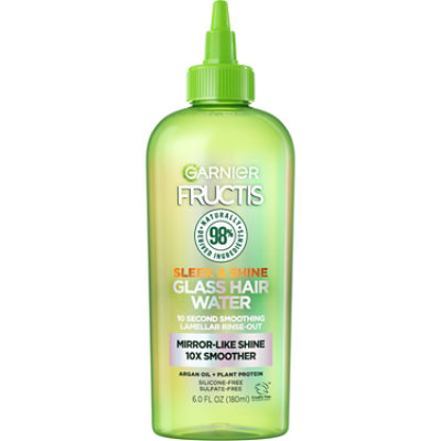 Garnier Fructis Sleek & Shine Glass Hair Water 10 Second Liquid Rinse Out -  6.08 Fl. Oz. - pavilions