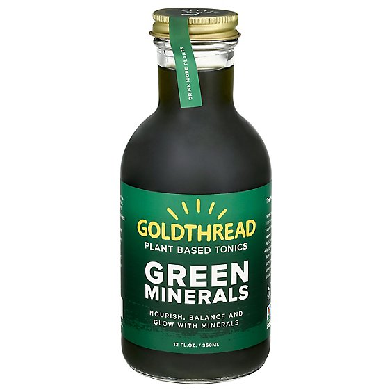 Goldthread Green Minerals Plant Based Tonic - 12 Fl. Oz.