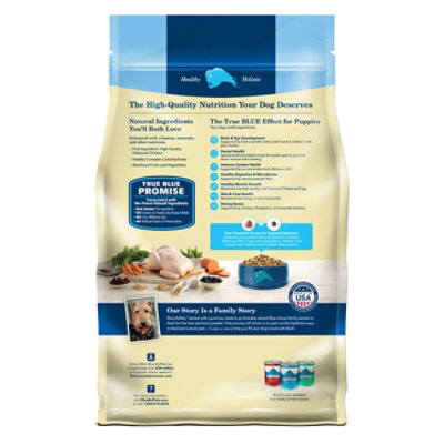 Blue Buffalo Life Protection Formula Puppy Dry Dog Food DHA Chicken & Brown Rice Recipe - 5 Lb - Image 2