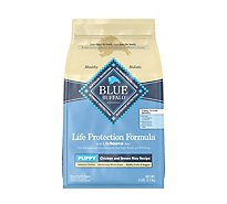 Blue Life Protection Formula Natural Chicken & Brown Rice Puppy Dry Dog Food Trial Bag - 5 Lb
