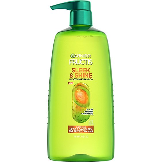 Garnier Fructis Sleek And Shine Smoothing Shampoo for Dry Hair - 33.8 Fl. Oz.