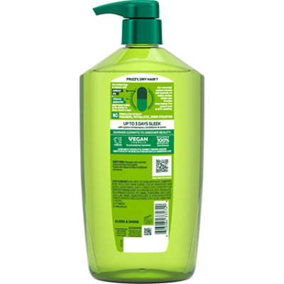 Garnier Fructis Sleek & Shine Smoothing Shampoo for Frizzy Dry Hair - 33.8 Fl. Oz. - Image 3