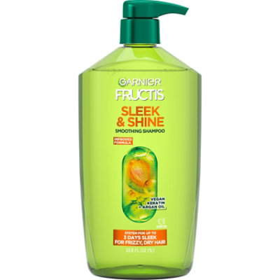 Garnier Fructis Sleek & Shine Smoothing Shampoo for Frizzy Dry Hair - 33.8 Fl. Oz. - Image 1