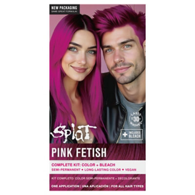 Splat Pink Fetish Hair Color Kit - Each - Image 1