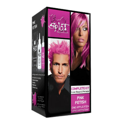 Splat Pink Fetish Hair Color Kit - Each