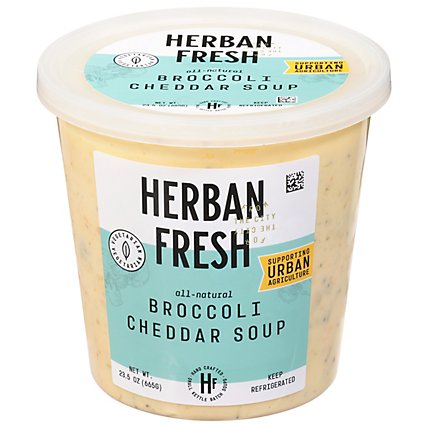 Herban Fresh Broccoli Cheddar Soup - 23.5 OZ - Image 3