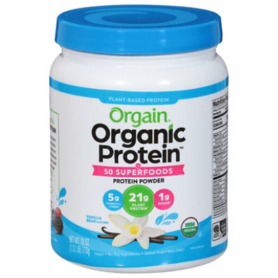 Orgain Organic Protein & Superfoods Powder Plant Based Protein Powder - 17.92 OZ