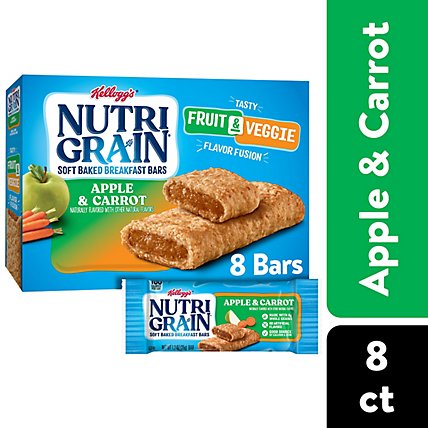Nutri-Grain Soft Baked Whole Grains Breakfast Bars 8 Count - 9.8 Oz - Image 1