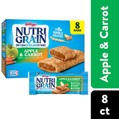 Nutri-Grain Soft Baked Whole Grains Breakfast Bars 8 Count - 9.8 Oz