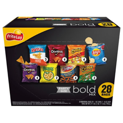 Frito-Lay Variety Pack Bold Party Mix- 28ct - Image 1