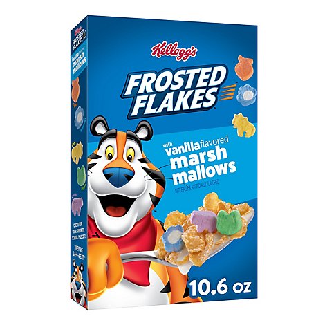 Kellogg's Frosted Flakes Original with Vanilla Flavored Marshmallows Breakfast Cereal - 10.6 Oz