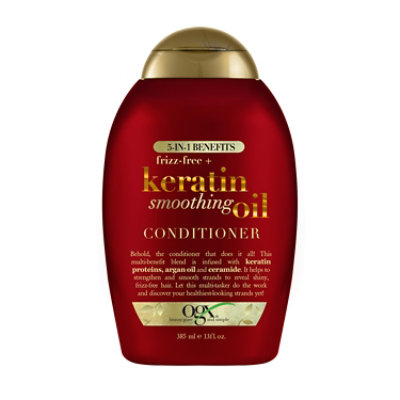 OGX Strengthening and Smooth Extra Strength Keratin Oil Conditioner - 13 Fl. Oz. - Image 1