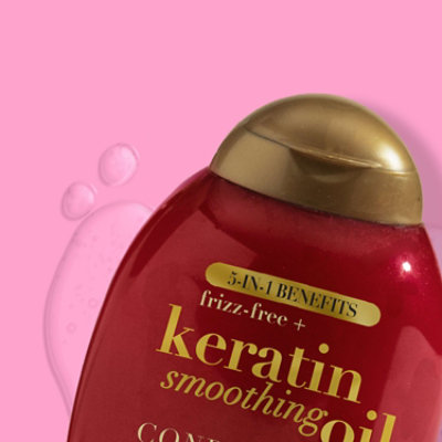 OGX Strengthening and Smooth Extra Strength Keratin Oil Conditioner - 13 Fl. Oz. - Image 4