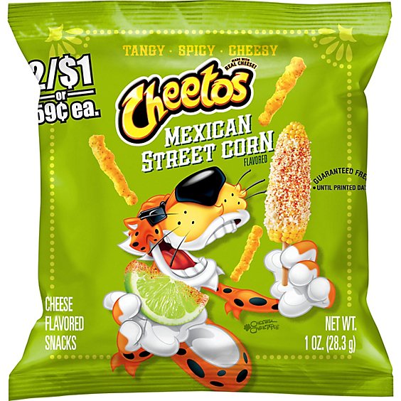 Cheetos Cheese Mexican Street Corn Flavored Snacks - 1 Oz